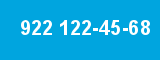 922 122-45-68 922 122-45-68
